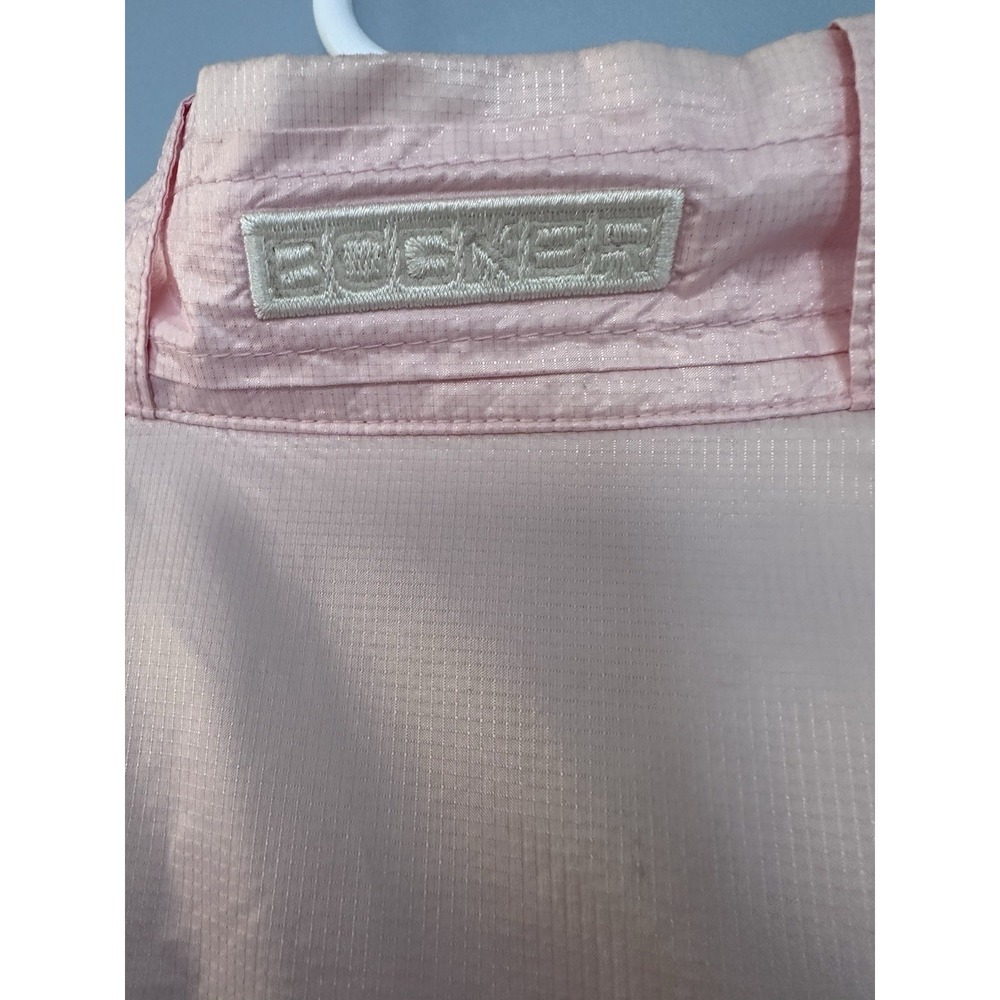Bogner Womens Vest Pink White Striped Lightweight Sport Preppy Size 10 - Picture 9 of 16